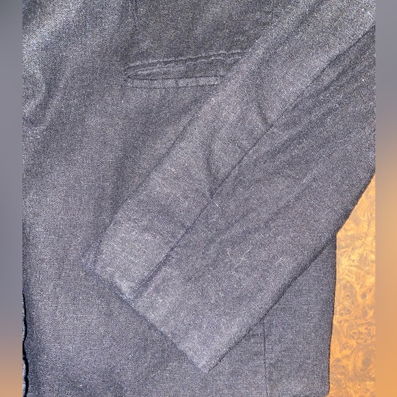 Harve Bernard Linen Blend Blazer/Sport Jacket in black - size 10 - Picture 8 of 9